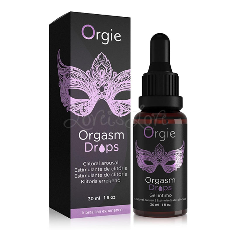 Orgie Orgasm Drops Gel Intimo For Clitoral Arousal And Sensitivity 30 ml 1 fl oz