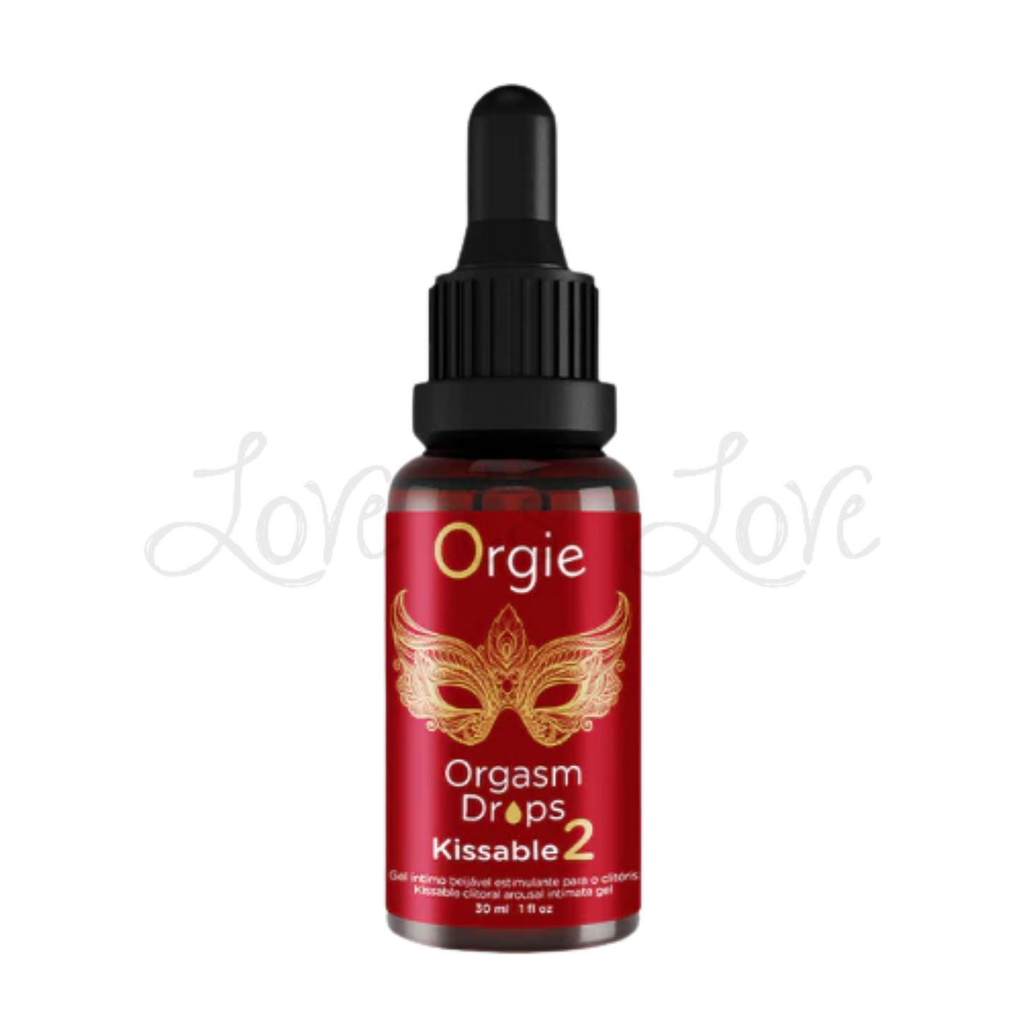 Orgie Orgasm Drops Kissable 2 Clitoral Intimate Gel 30 ML 1 FL OZ (Strong Stimulation)