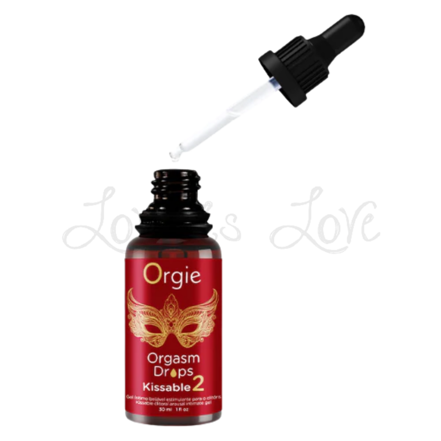 Orgie Orgasm Drops Kissable 2 Clitoral Intimate Gel 30 ML 1 FL OZ (Strong Stimulation)