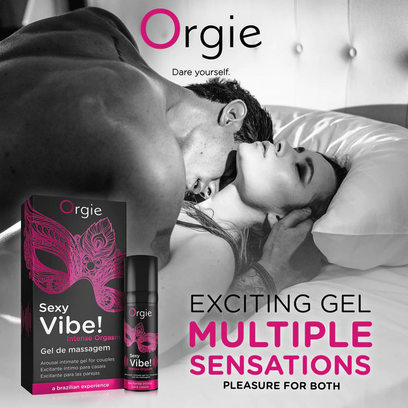 Orgie Sexy Vibe Liquid Vibrator Intense Orgasm Strong Arousal Gel 15 ML 0.5 FL OZ