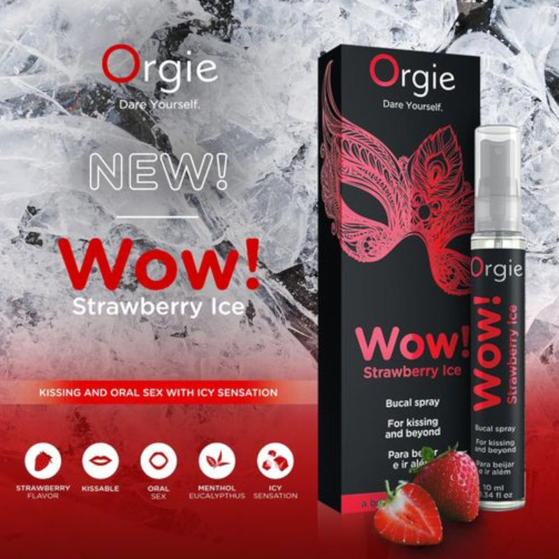Orgie Wow! Bucal Kissing and Blowjob Arousal Spray 10ml (Video Demo)