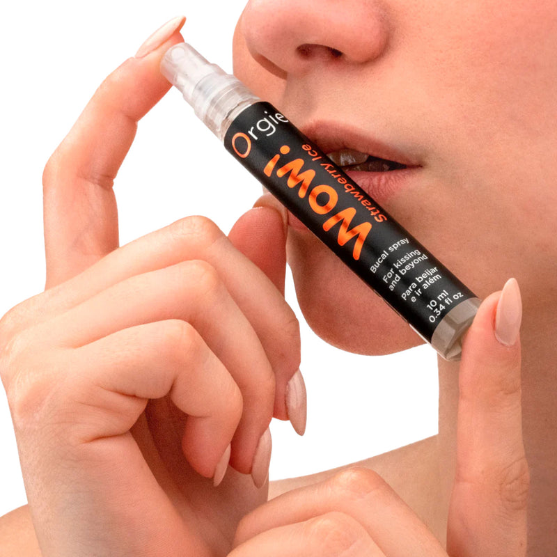 Orgie Wow! Bucal Kissing and Blowjob Arousal Spray 10ml (Video Demo)