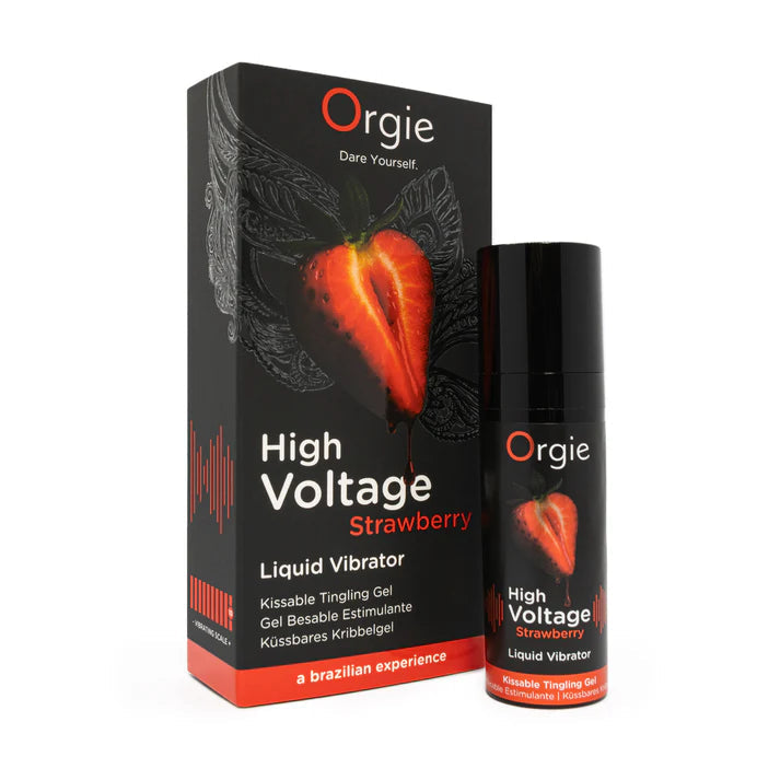 Orgie Sexy Vibe Liquid Vibrator High Voltage Strong Tingling Effect Gel 15 ML 0.5 FL OZ (Limited Period Sale)