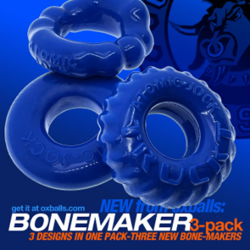 Oxballs Bonemaker 3-Pack Cockring Kit OX-3061
