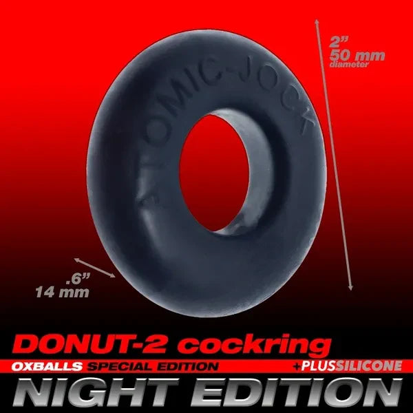 Oxballs Do-Nut-2 Special Edition Velvet Feel Night Black