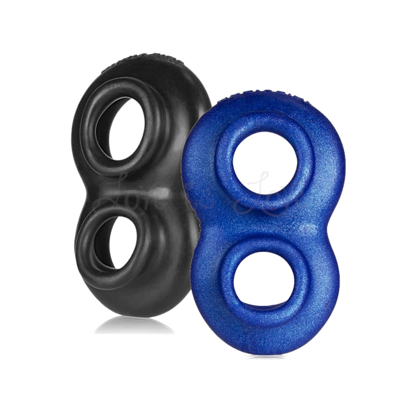 Oxballs Juicy Duo Cock And Ball Separator OX1349 - Black / Blue