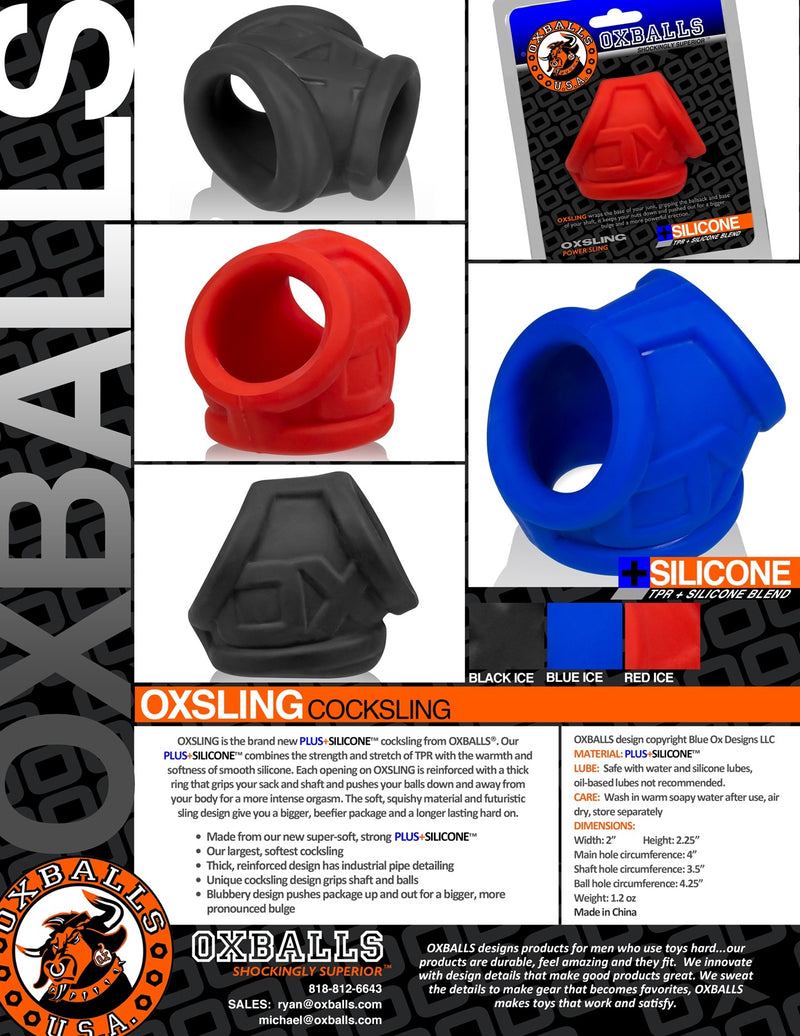 Oxballs Oxsling Heavy-Duty Multi-Ring Cocksling & Ball Stretcher OXS-3026