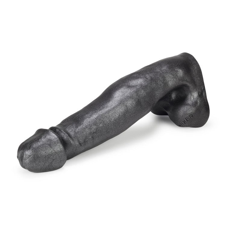 Oxballs Banker Pure Platinum Silicone Dildo Smoke Smoosh Metallic [Limited Time Offer]