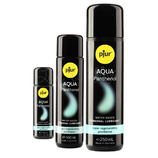 Pjur Aqua Panthenol Water-Based Lubricant 30ml or 100ml or 250ml (All In Brand New Packaging)