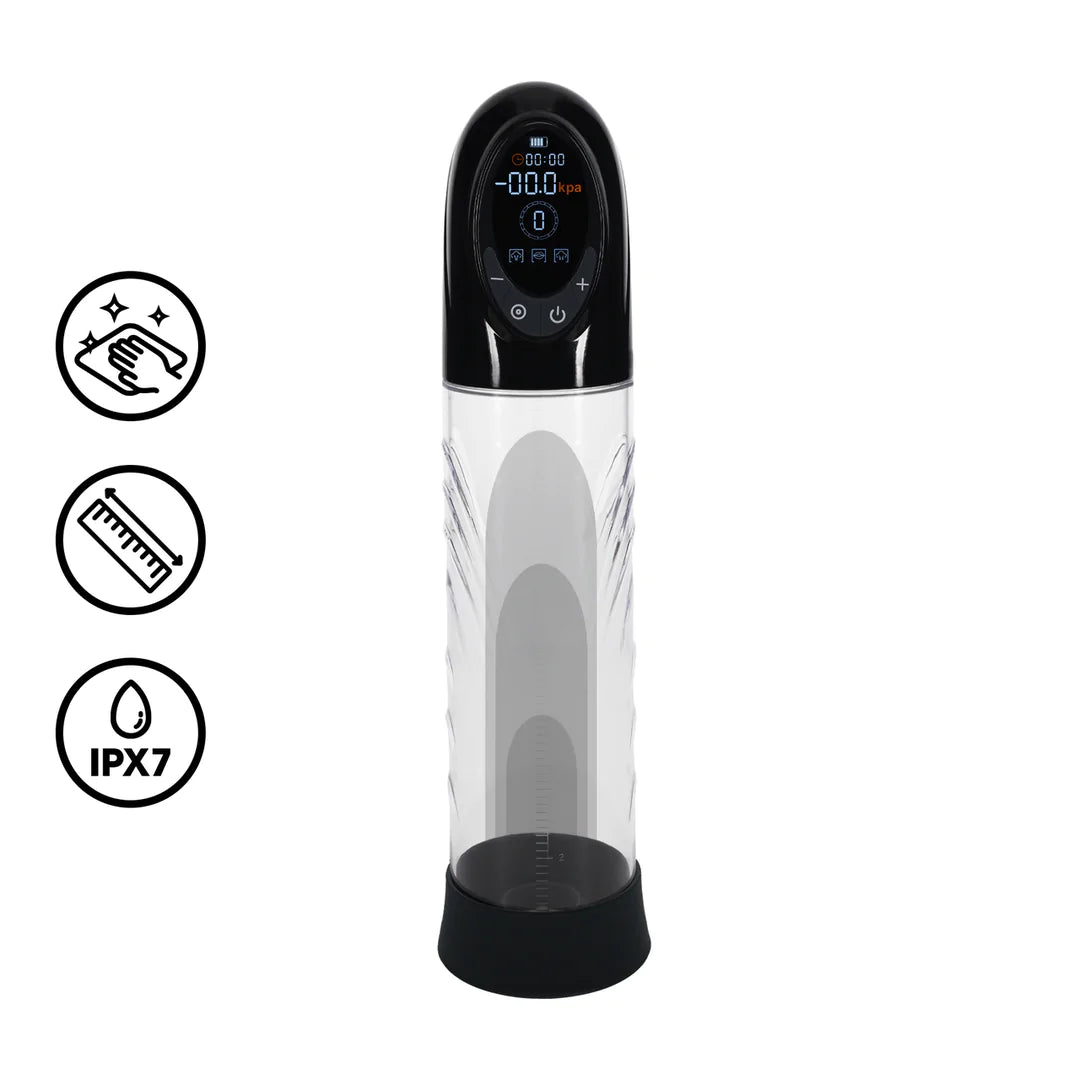 Shots Pumped CyberPulse Automatic Waterproof Penis Pump Black