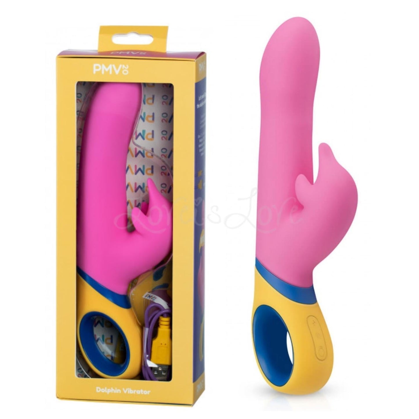 PMV20 Dolphin Vibrator Silicone Pink