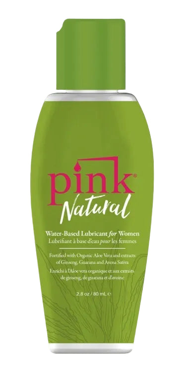 Pink Natural Hypoallergenic Water-Based Lubricant