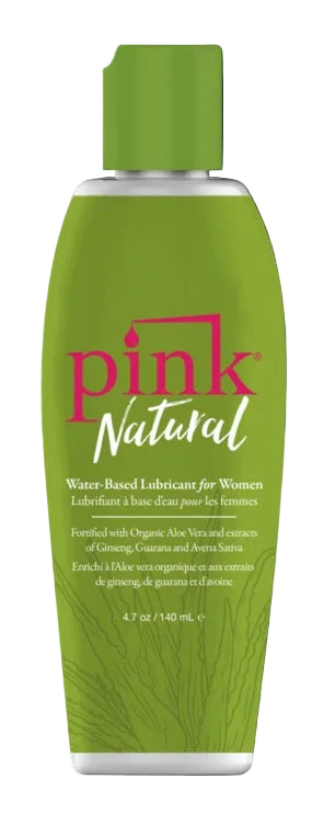 Pink Natural Hypoallergenic Water-Based Lubricant