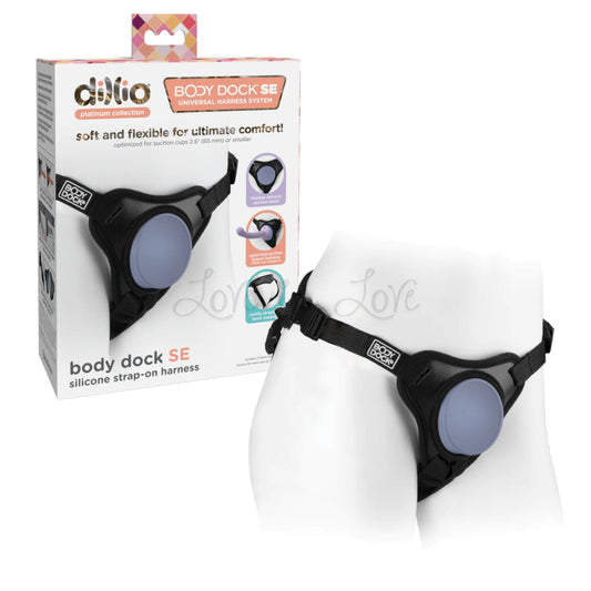 Pipedream Dillio Platinum Collection Body Dock SE Universal Silicone Strap-On Harness