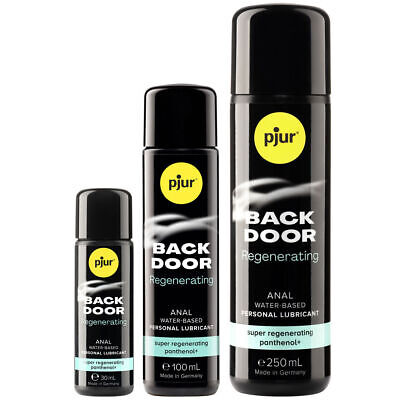 Pjur Back Door Water-Based Anal Glide Super Regenerating Panthenol Plus 30ml or 100ml or 250ml  (All In New Packaging)