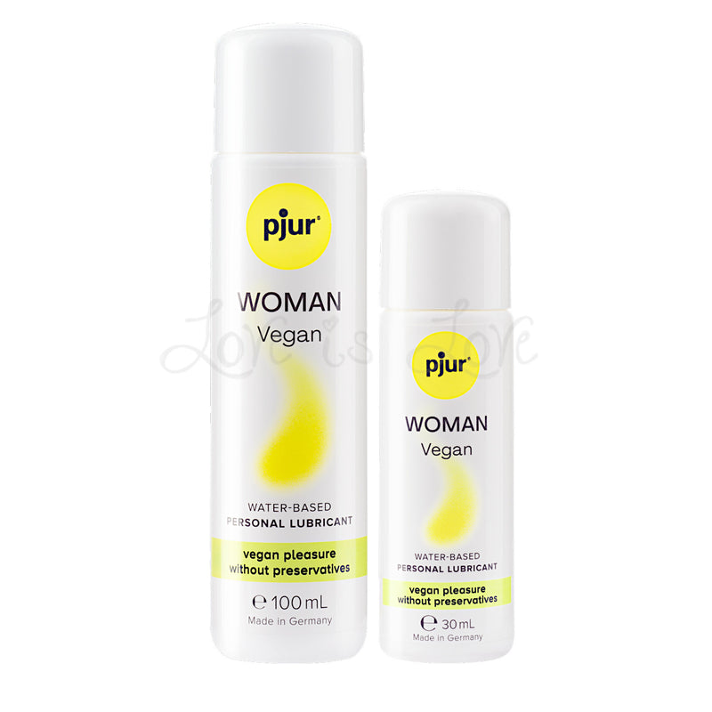Pjur Woman Vegan Water Based Personal Lubricant 30 ML or 100 ML (In New Packaging)