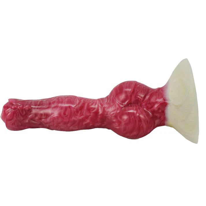 Platinum Liquid Silicone Anal Plug Dildo 10.8" Hellhound Dani 5028L