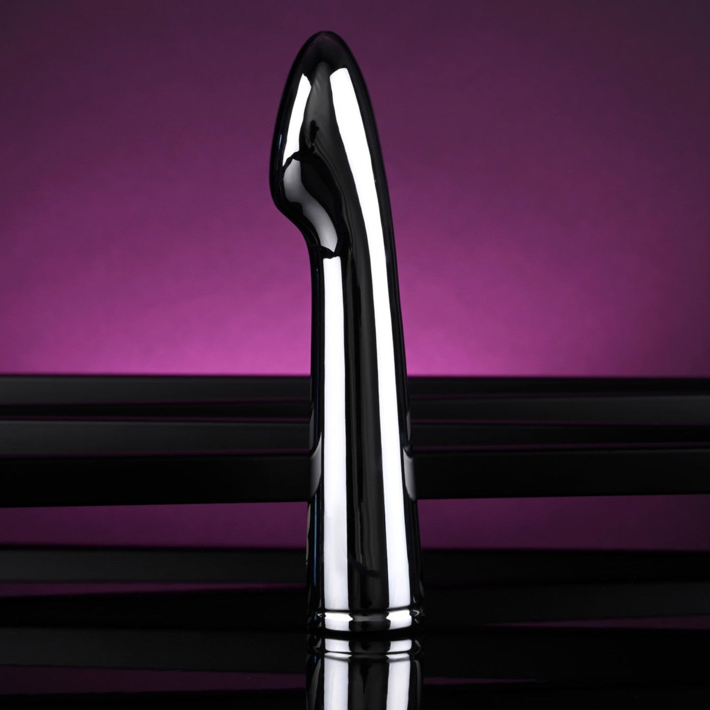 Playboy Swoon Rechargeable Vibrator Aluminum Platinum
