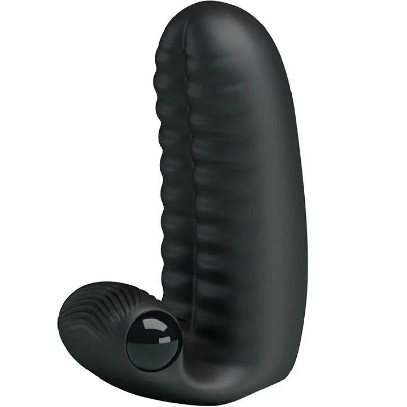 Pretty Love Abbott Double Finger Sleeve Vibrator Black