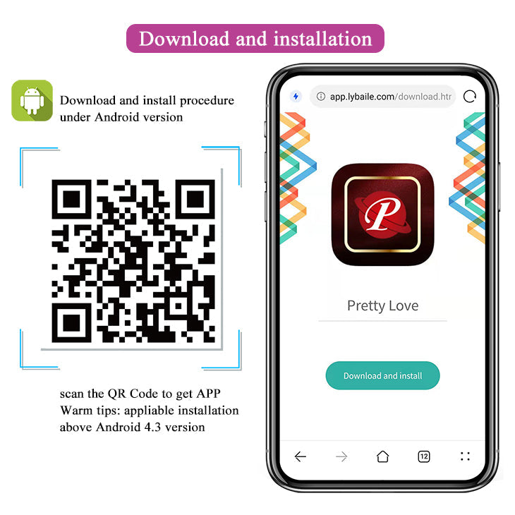 Pretty Love August App Controlled Couples Vibrator