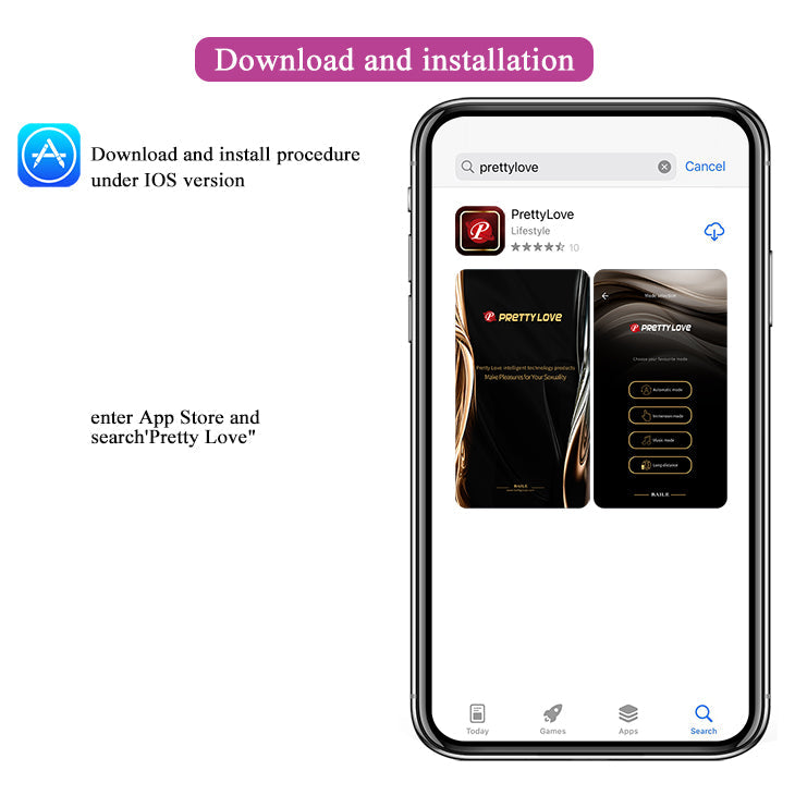 Pretty Love August App Controlled Couples Vibrator