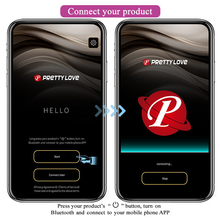Pretty Love August App Controlled Couples Vibrator