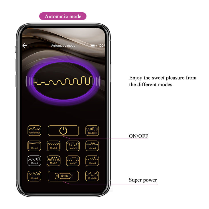 Pretty Love August App Controlled Couples Vibrator