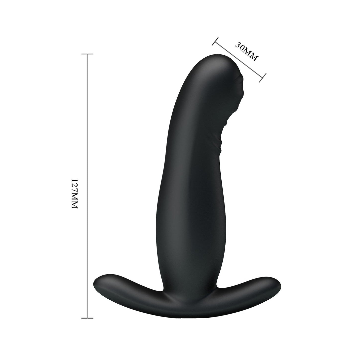 Pretty Love Tickling Vibrating Prostate Massager Black