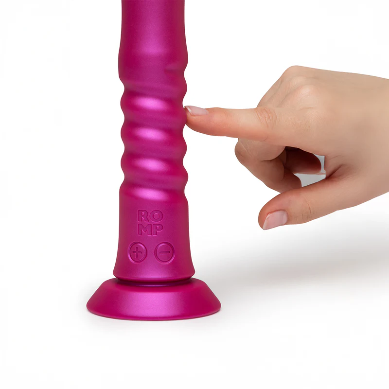 ROMP Jiggle Silicone Thrusting Vibrator 9 Inch