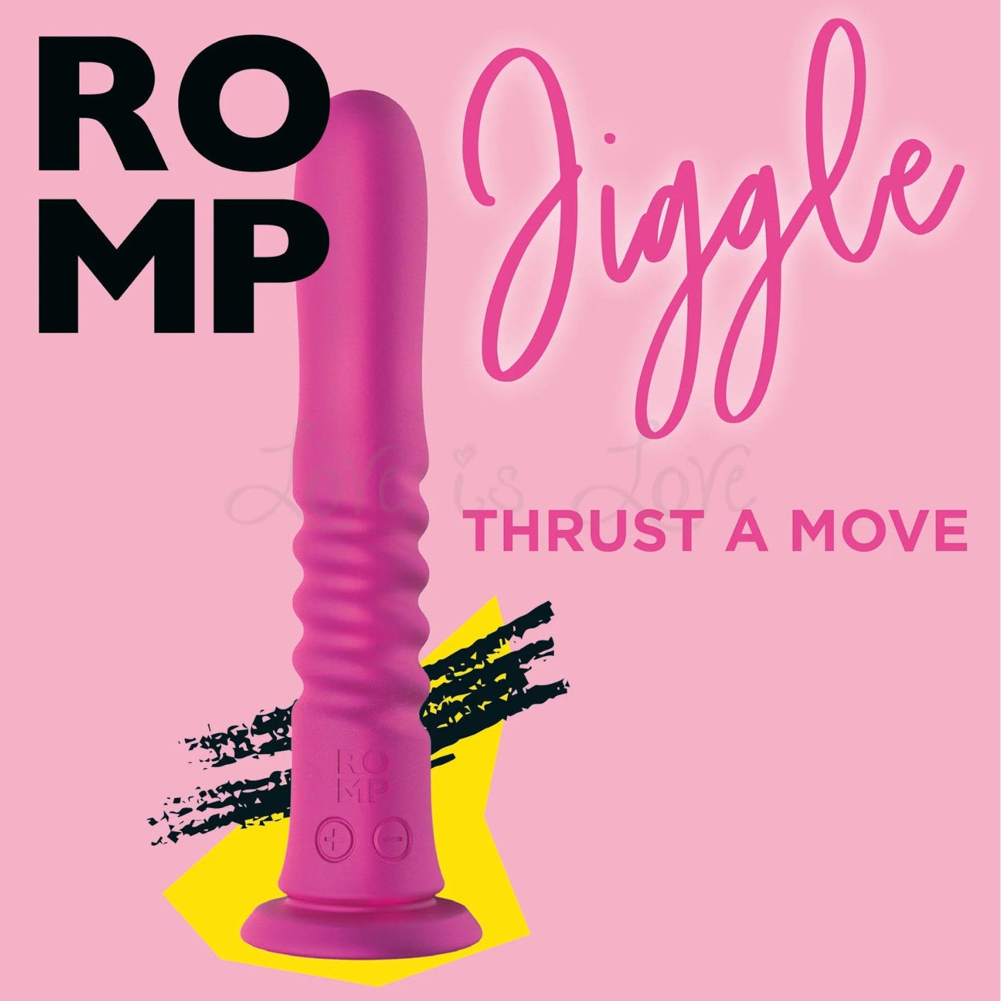 ROMP Jiggle Silicone Thrusting Vibrator 9 Inch