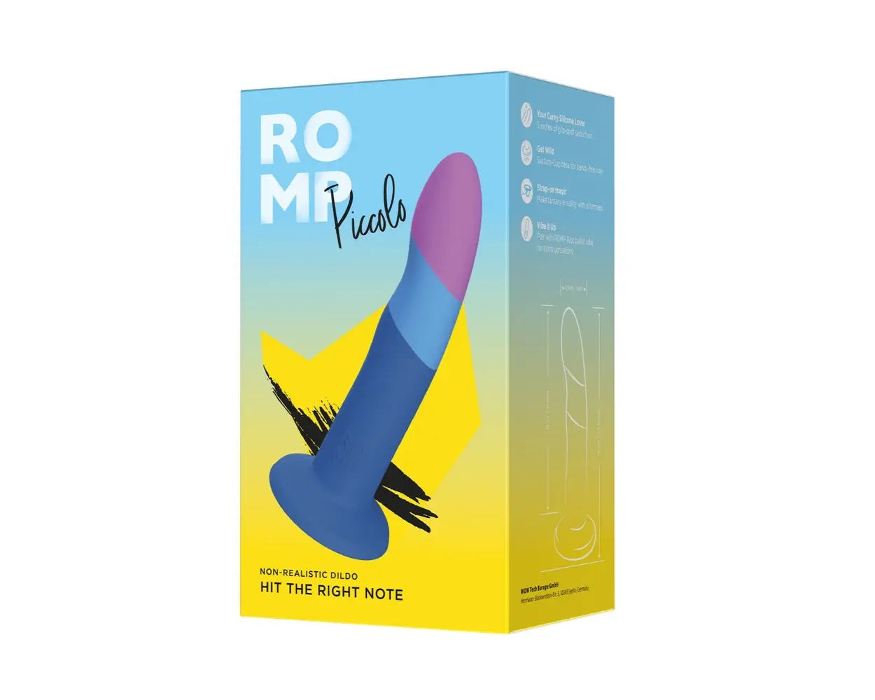 ROMP Piccolo Non-Realistic DIldo Hit The Right Note