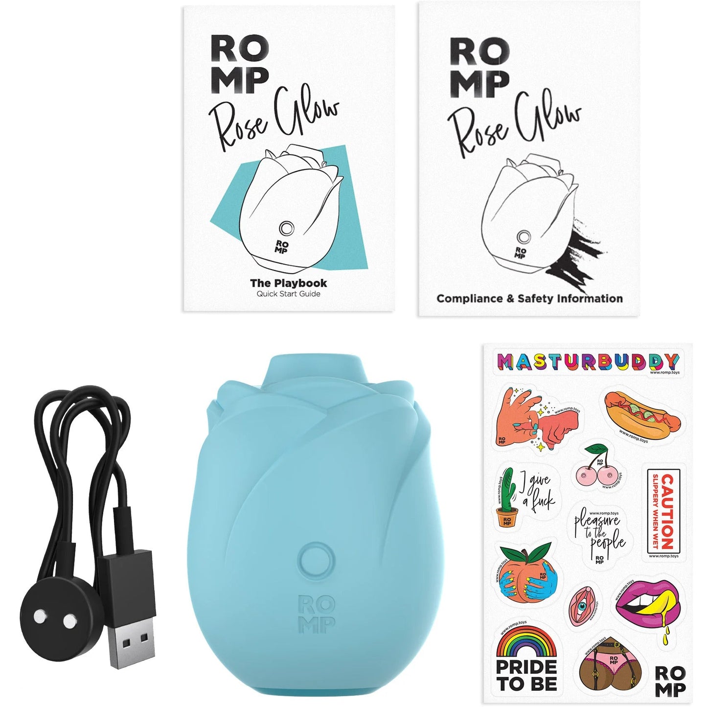 ROMP Rose Glow Rechargeable Clitoral Stimulator