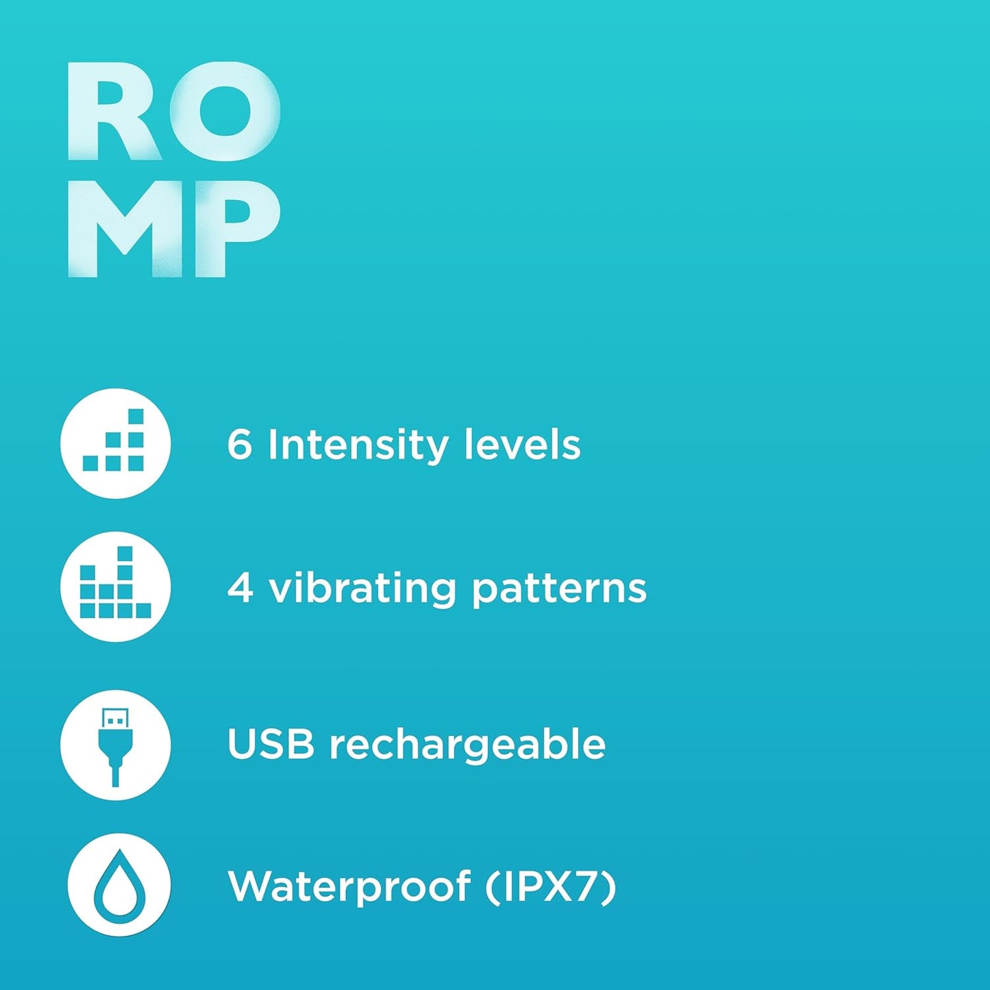 ROMP Rose Glow Rechargeable Clitoral Stimulator
