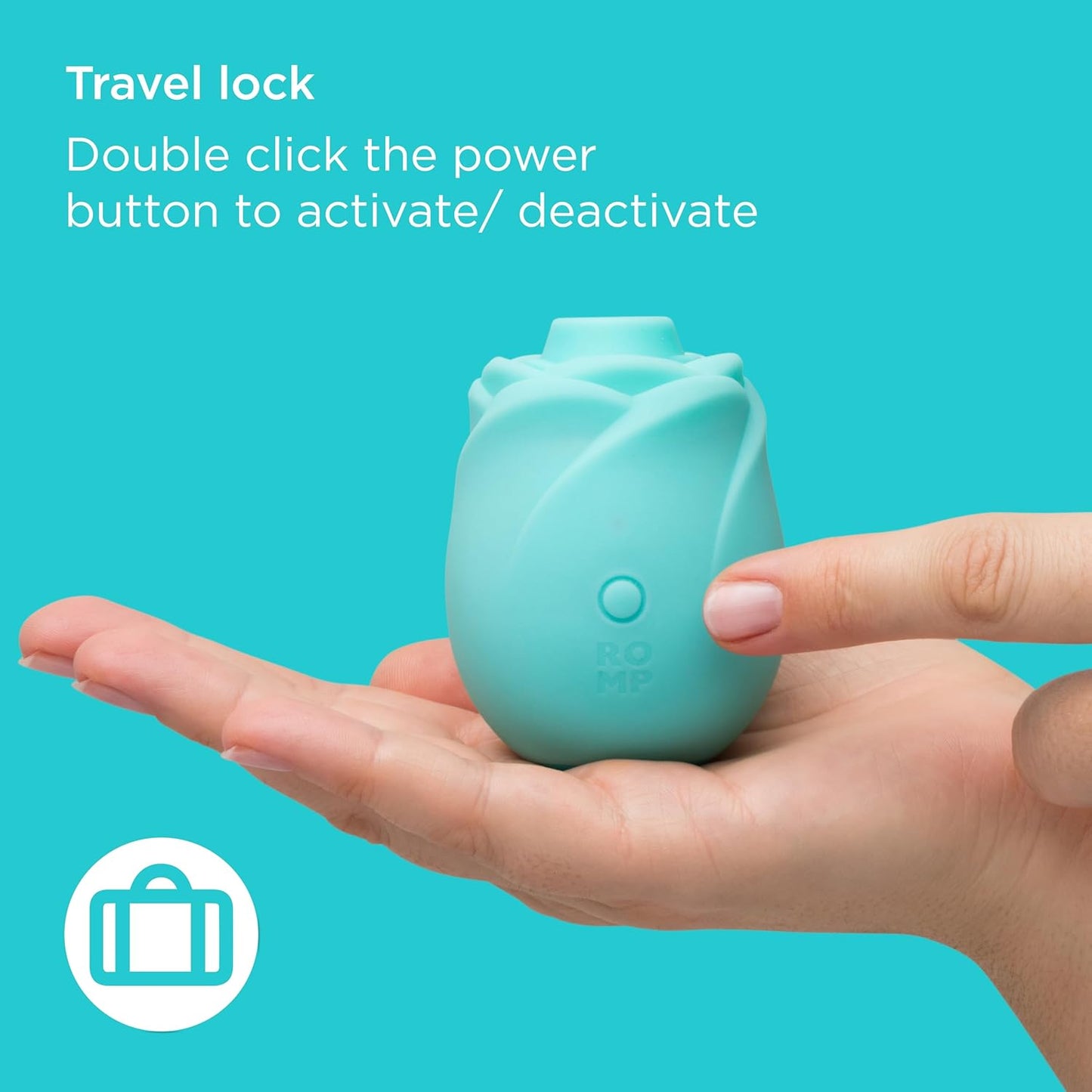 ROMP Rose Glow Rechargeable Clitoral Stimulator