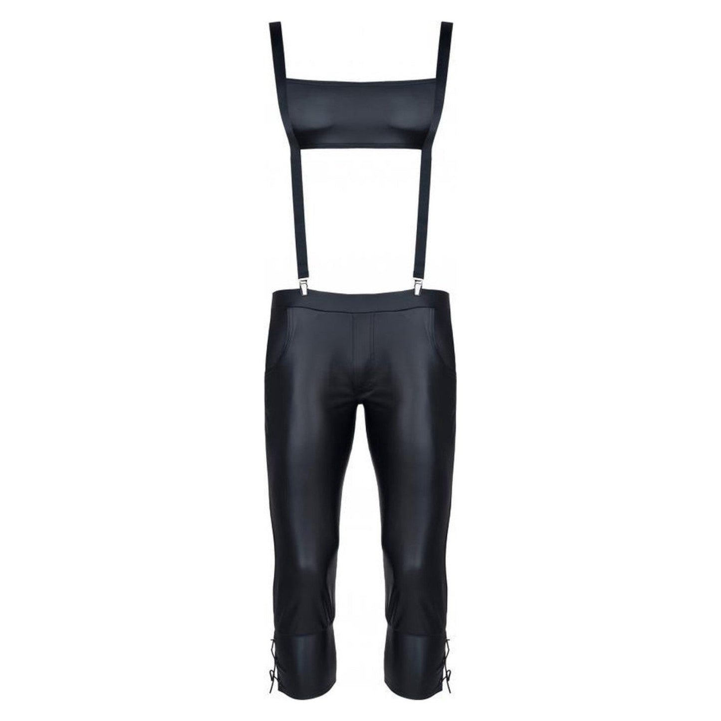 Regnes Fetish Planet Lingerie Outlet 3/4 Men's Pants in Bavarian Style Black Small [SALE]
