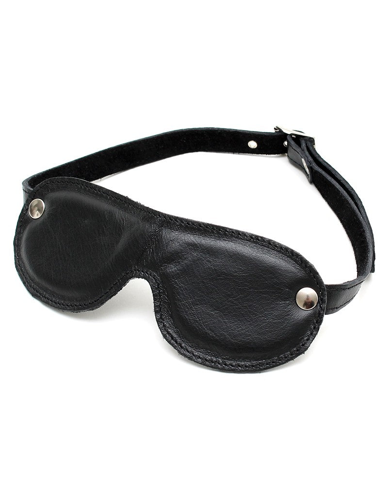 Rimba Leather Blindfold Padded Style 7576