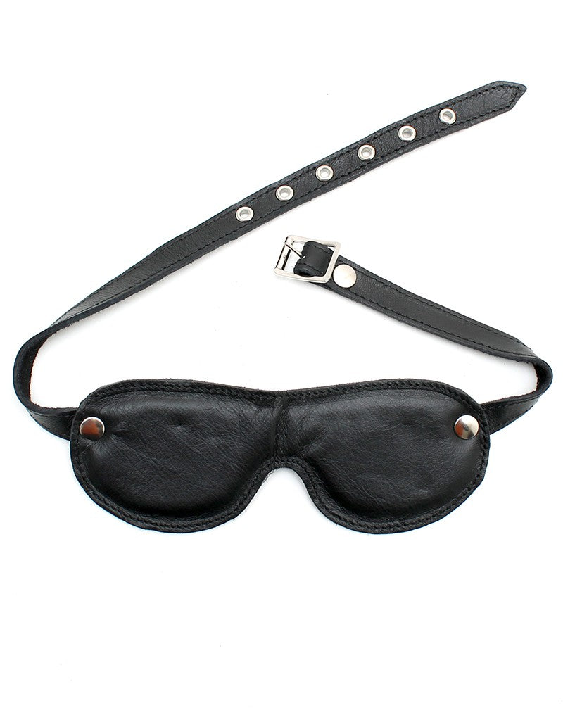 Rimba Leather Blindfold Padded Style 7576