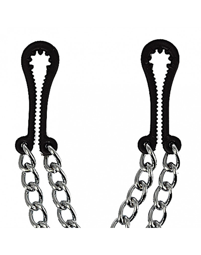 Rimba Plastic Nipple Clamps with Double Chain RIM 7701