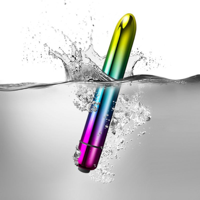 Rocks-Off Prism 10 Speed Vibrator Metallic Rainbow