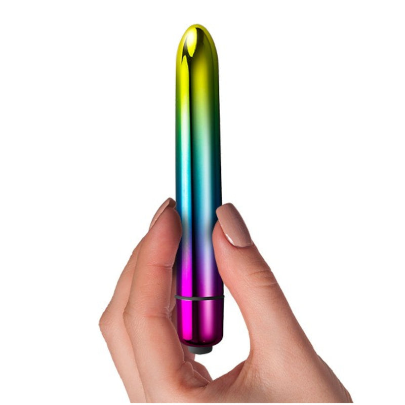 Rocks-Off Prism 10 Speed Vibrator Metallic Rainbow