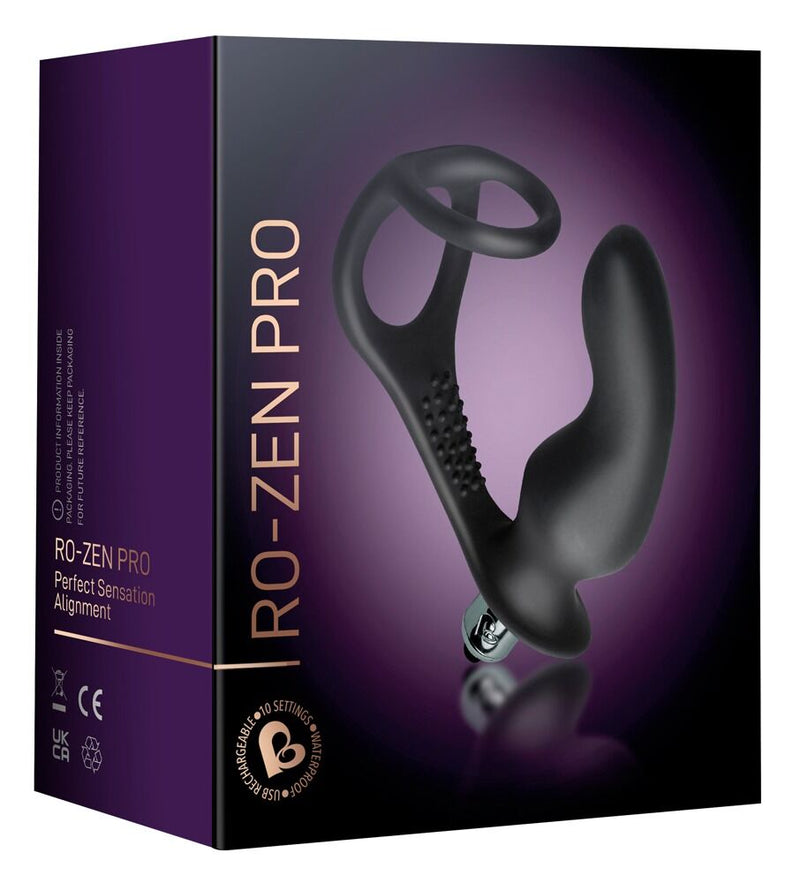 Rocks-Off Ro-Zen Pro Prostate Plug and Cock & Ball Ring [SALE*]