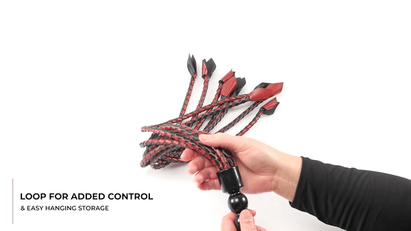 Sportsheets Saffron Braided Flogger