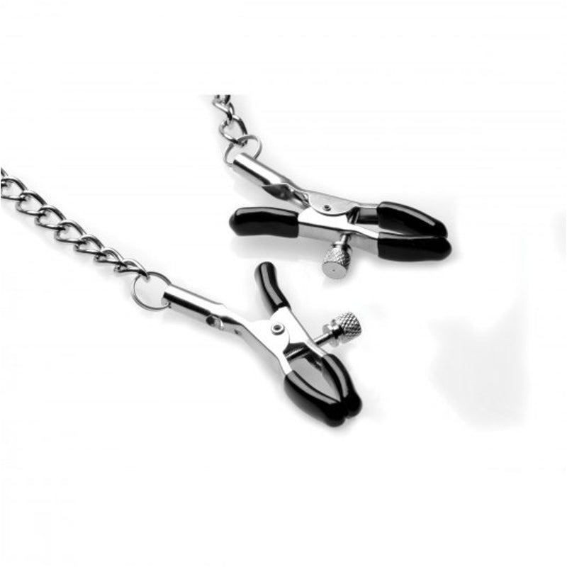 STRICT Silicone Ball Gag with Nipple Clamps
