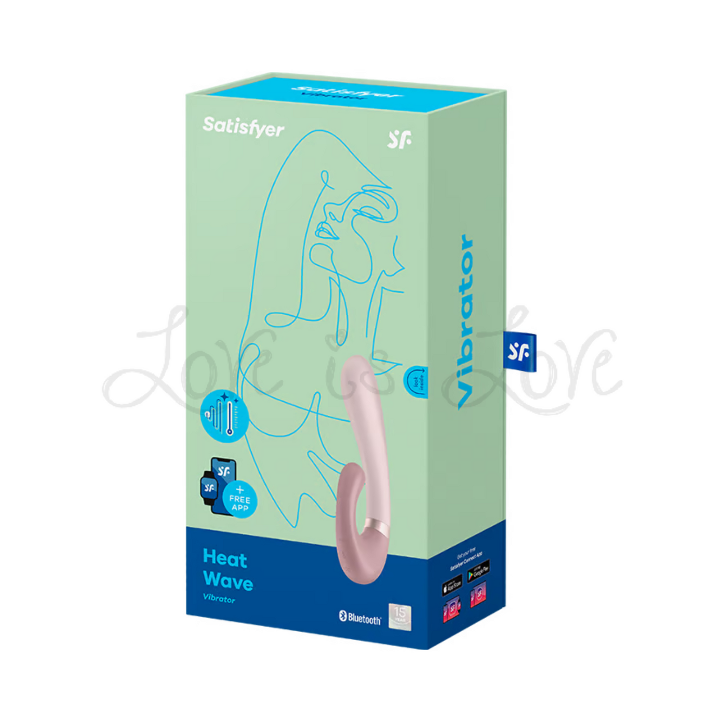 Satisfyer Heat Wave App-Controlled G-Spot Vibrator Mauve (Authorized Retailer)(Best Seller)