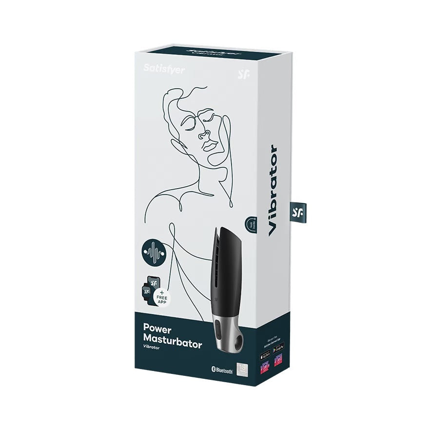 Satisfyer Power Masturbator App-Controlled Stroker Vibrator