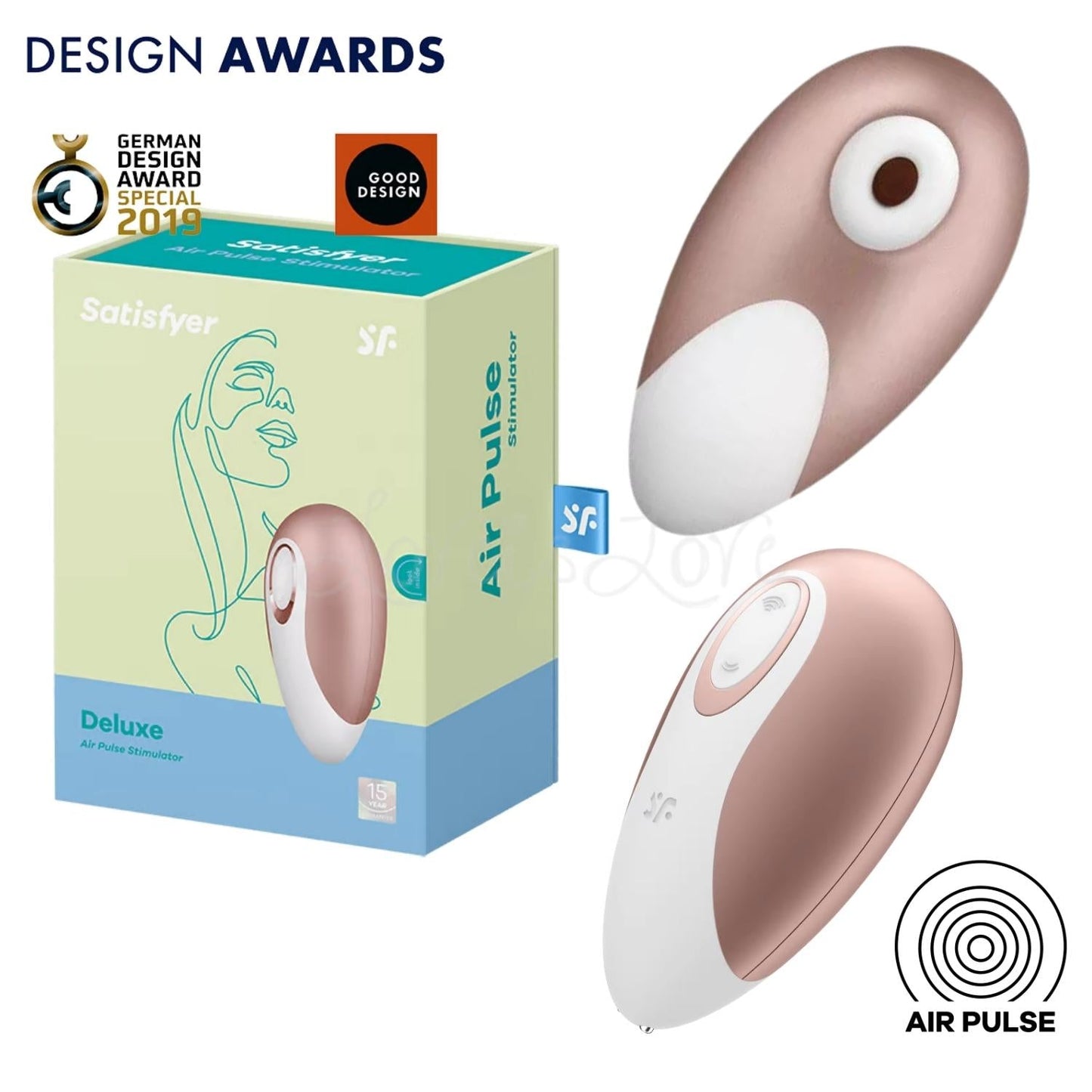 Satisfyer Pro Deluxe Rechargeable Clit Stimulator (Next Generation - New Version)