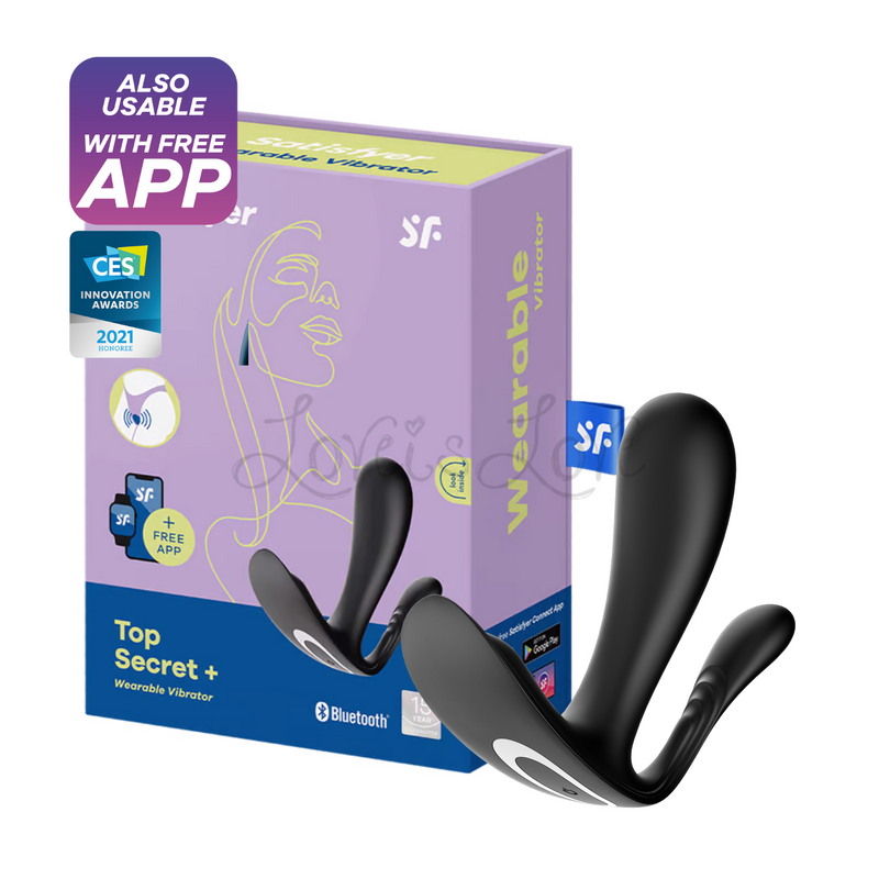 Satisfyer Top Secret Plus Wearable Vibrator for G-Spot and Anal Stimulation