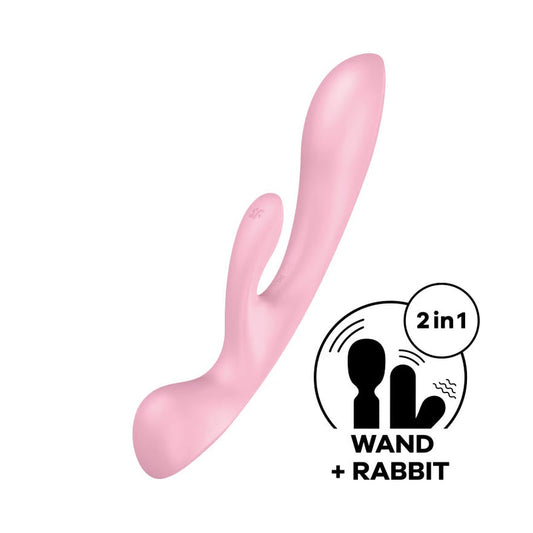 Satisfyer Triple Oh 2 in 1 Massager and Rabbit Vibrator (Limited Perio