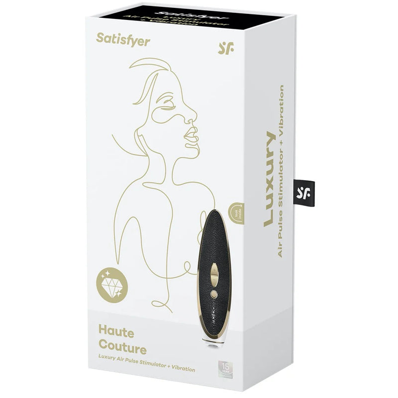 Satisfyer Luxury Precious Metal And Leather Clit Massager [Limited Time Offer](Latest New Packaging)