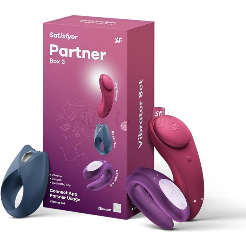 Satisfyer Partner Box 3 (Double Joy + Sexy Secret + Royal One)